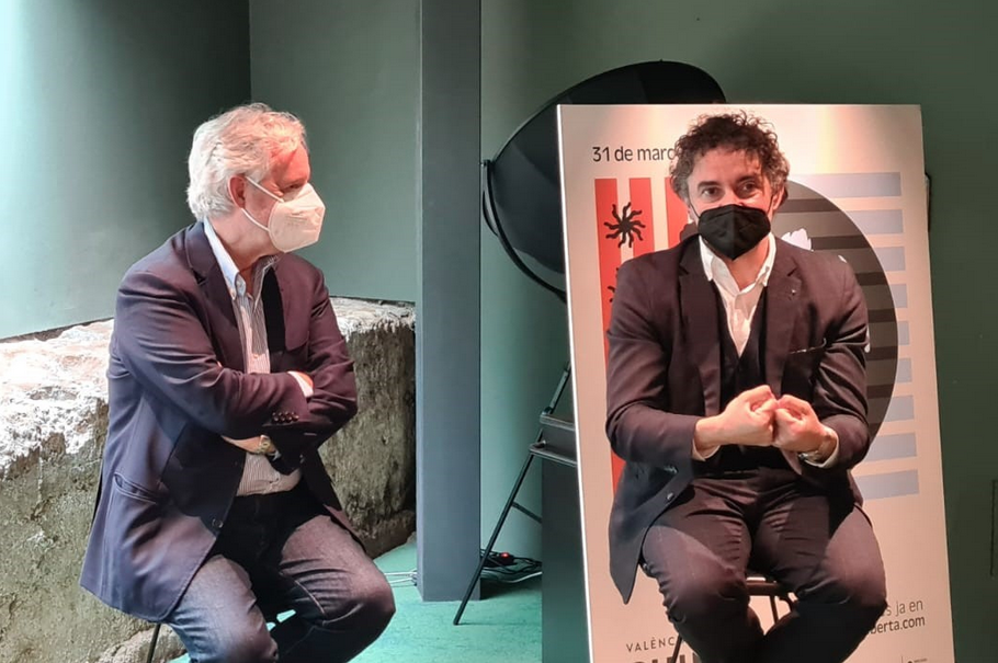 Emiliano García y Francesc Colomer en la presentación de Valencia Cuina Oberta 2022.
