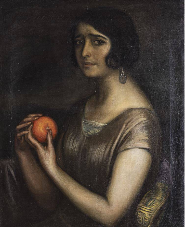 ROMERO DE TORRES. La joven de la naranja.