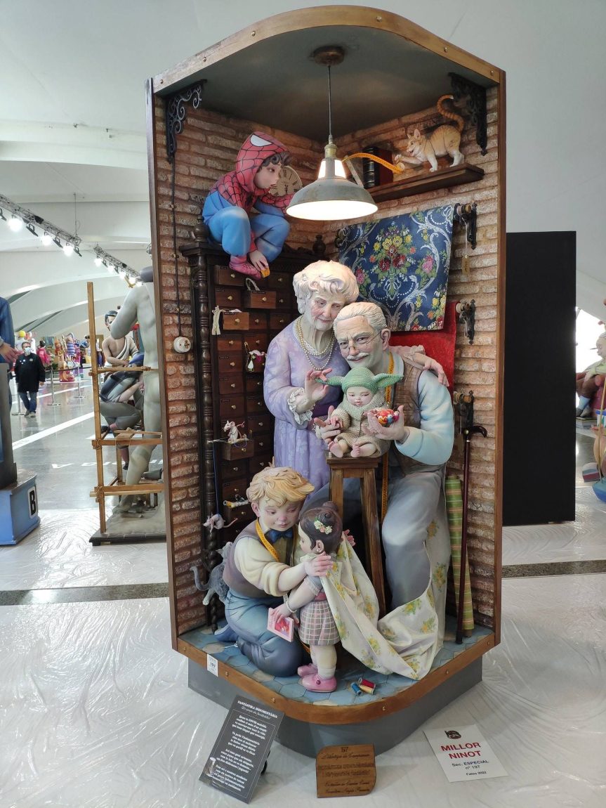Ninot Indultat de las Fallas 2022.