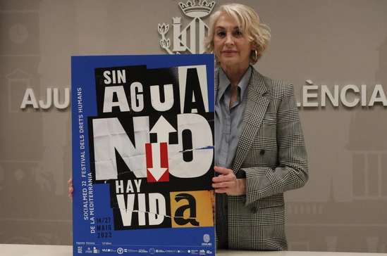 La creadora del cartel oficial, Sandra Figuerola.