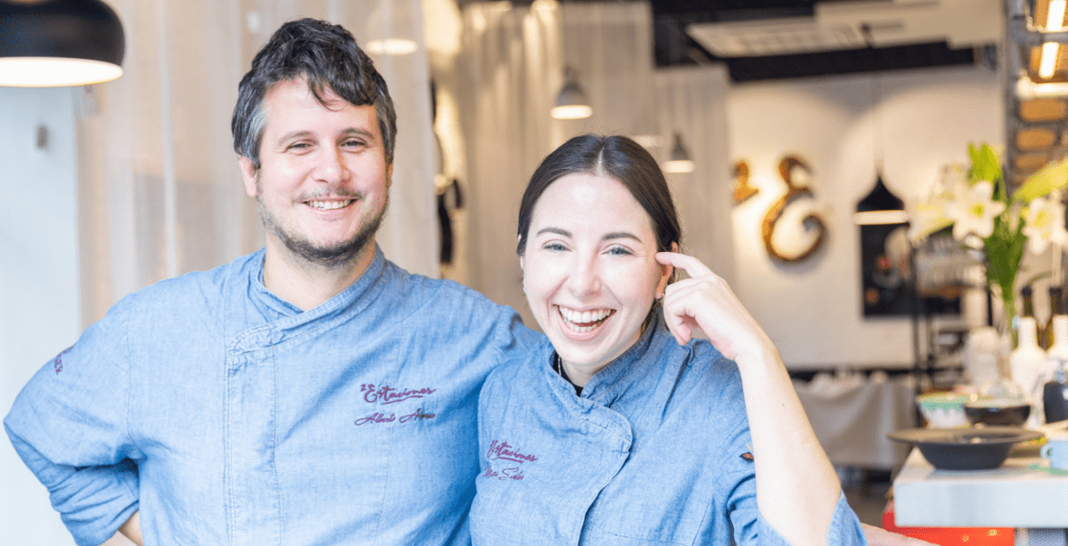 Alberto Alonso, propietario y chef del restaurante 2Estaciones.