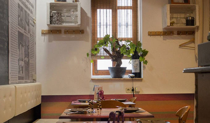 Sala del restaurante Castillo de Godella.