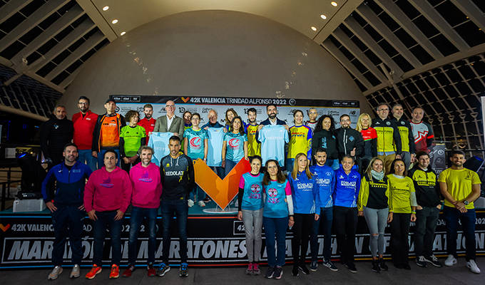 La presentación del Maratón de Valencia 2022 en el Umbracle.