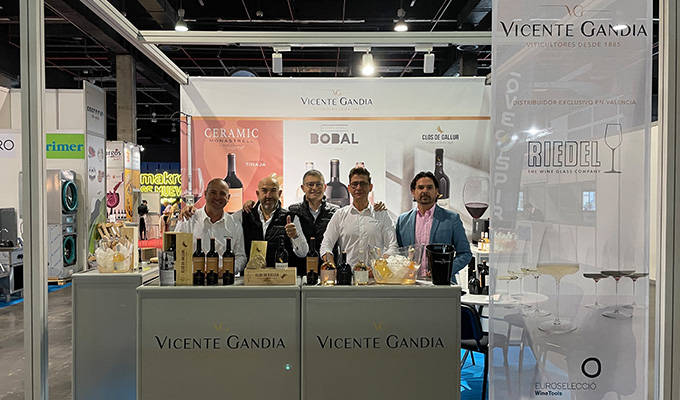 El stand de Bodegas Vicente Gandía en Gastrónoma.