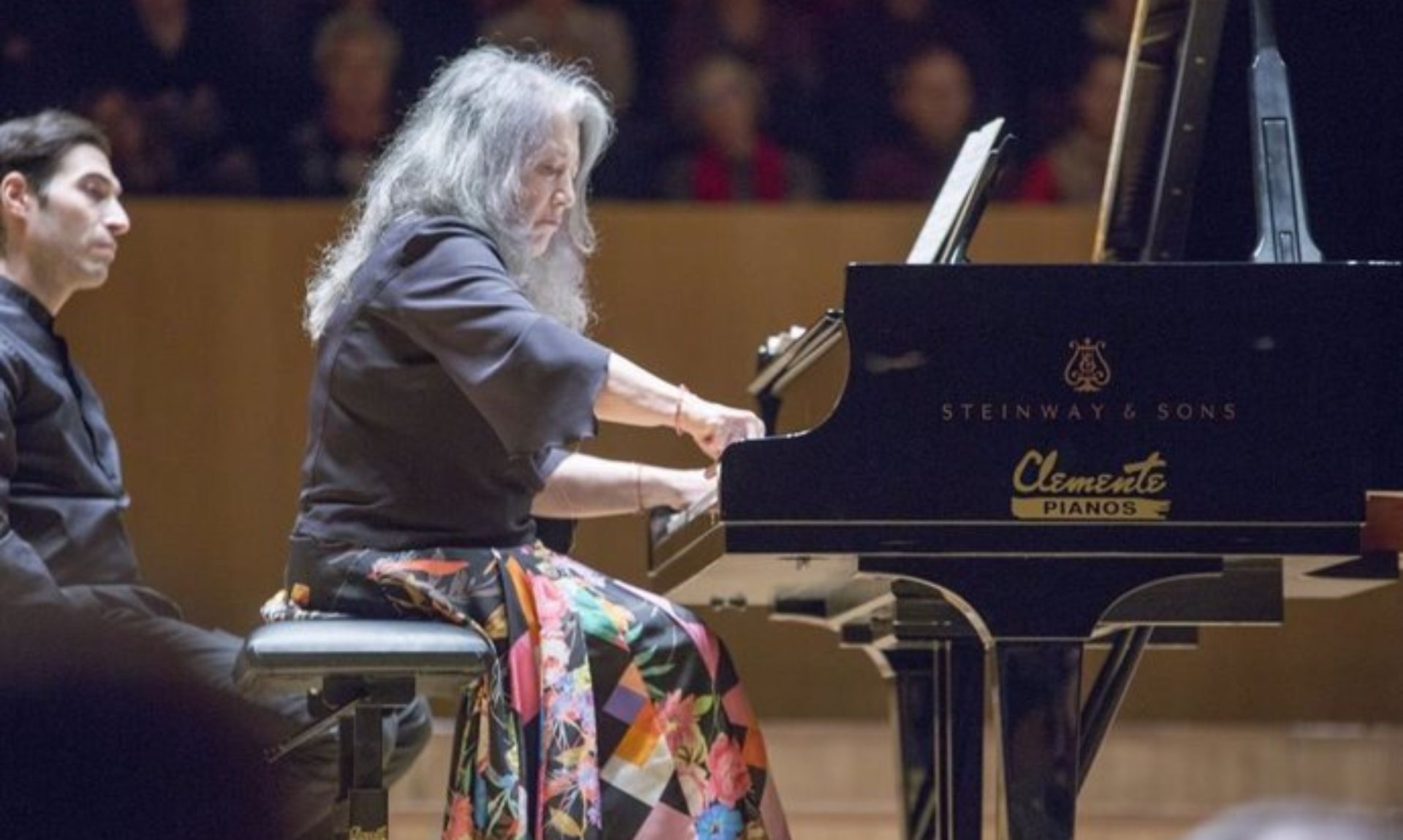 Martha Argerich visita el Palau de la Música