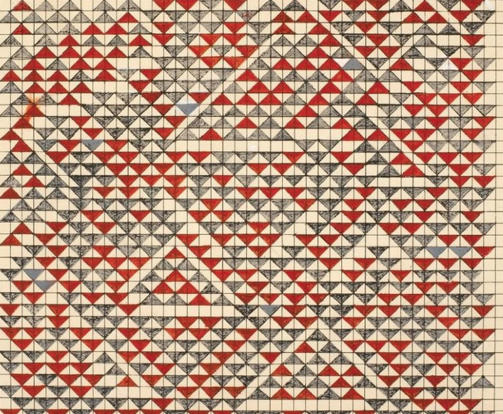 Anni Albers / Estudio para Camino Real, 1967. © The Josef and Anni Albers Foundation /VEGAP, 2021