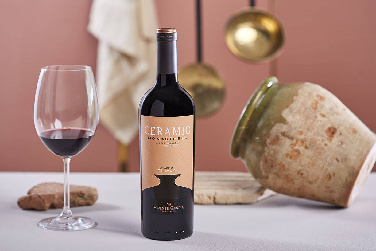El Ceramic Monastrell, criado en Tinaja, de Bodegas Vicente Gandía.